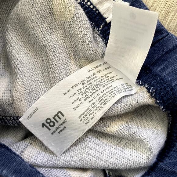 Baby 2-Piece Navy Construction Truck Hoodie and Pants Set 18M - Picture 10 of 10